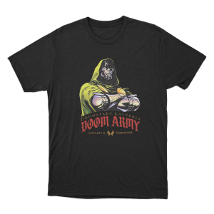 Doctor Doom Army Unisex T Shirt Black