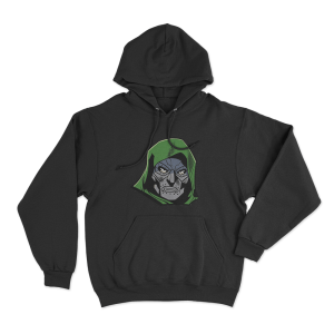 Doctor Doom Face Unisex Hoodie Black