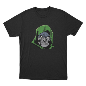 Doctor Doom Face Unisex T Shirt Black