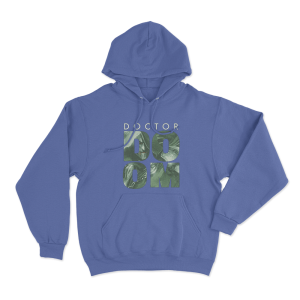 Doctor Doom Fill Unisex Hoodie Blue