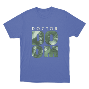 Doctor Doom Fill Unisex T Shirt Blue