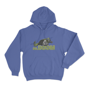 Doctor Doom Titanium Fist Unisex Hoodie Blue