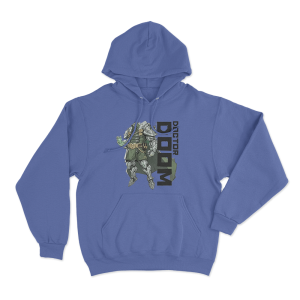 Doctor Doom Unisex Hoodie Blue