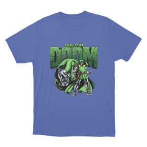 Fantastic Four Doctor Doom Unisex T Shirt Blue